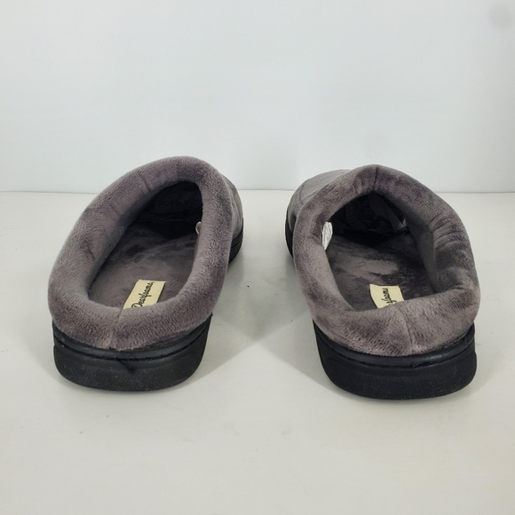 Dearfoams Men's Bradley Indoor Outdoor Velour Moc-Toe Clog Slippers Size 10 - Picture 8 of 9